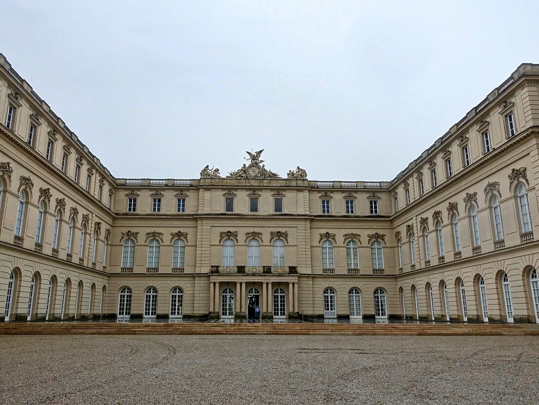 Der Innenhof des Schloss Herrenchiemsee