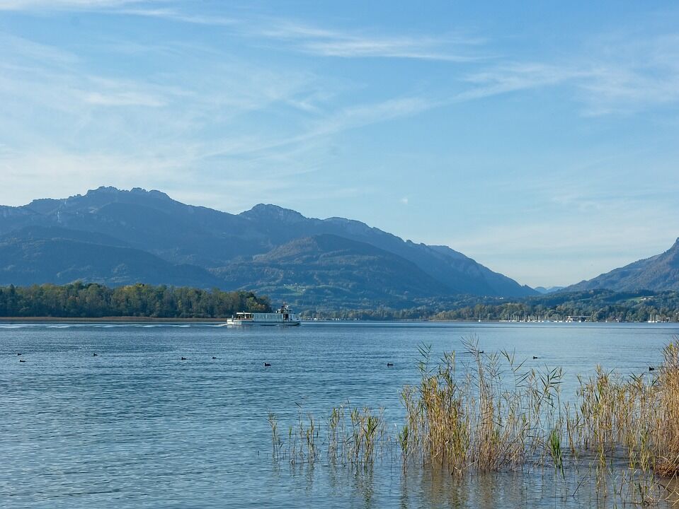 Blick über den Chiemsee