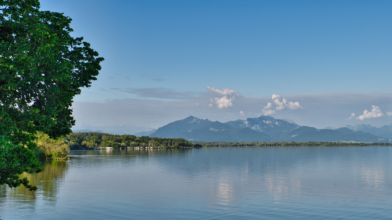 Blick über den Chiemsee