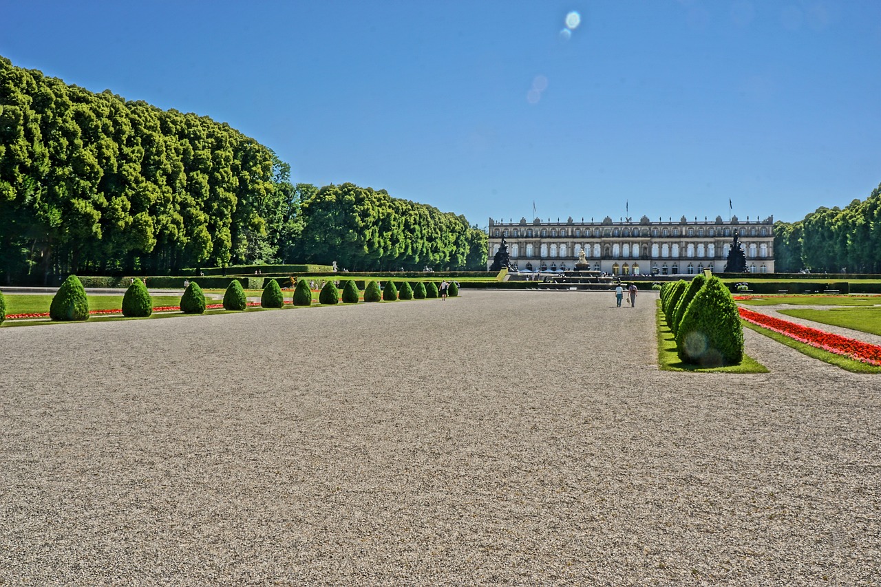 Der Garten des Schloss Herrenchiemsee